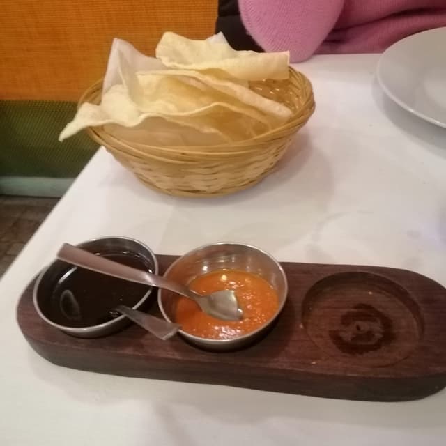 Photo of the dish “Sfoglie con salse”