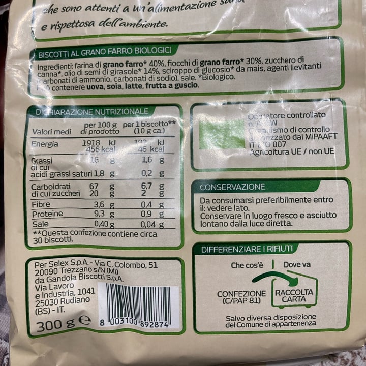 review photo of Natura chiama selex Frollini Di Farro Biologici shared by @srdimar on 13 Mar 2022 - review