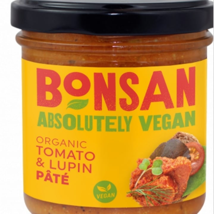 photo of Bonsan Vegan Tomato And Lupin Patè shared by @plantifulrachel on  11 Oct 2021 - review