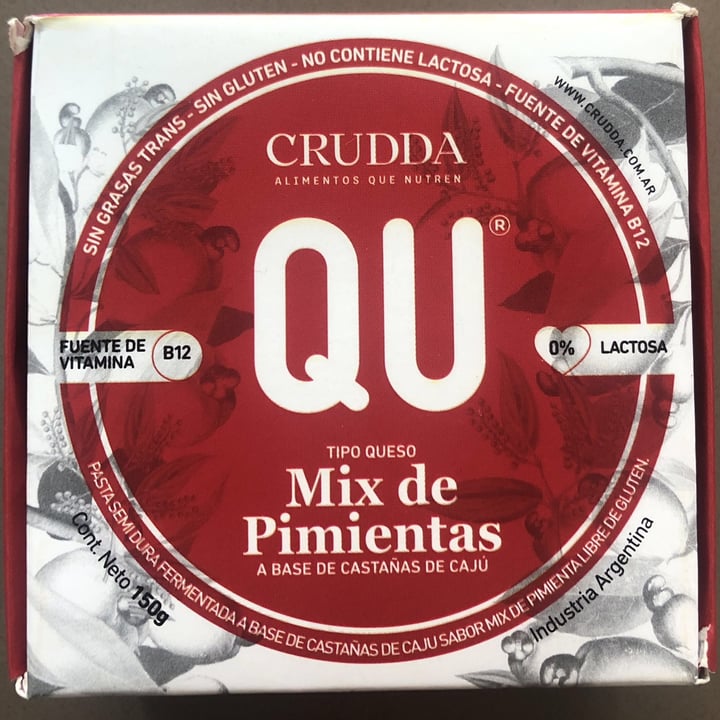 review photo of Crudda Queso con Mix Pimientas a Base de Castañas de Cajú shared by @veganizandoando on 01 Mar 2021 - review