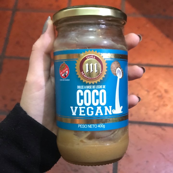 photo of Doña Magdalena Dulce De Leche De Coco shared by @veganmorfi on  08 Dec 2021 - review