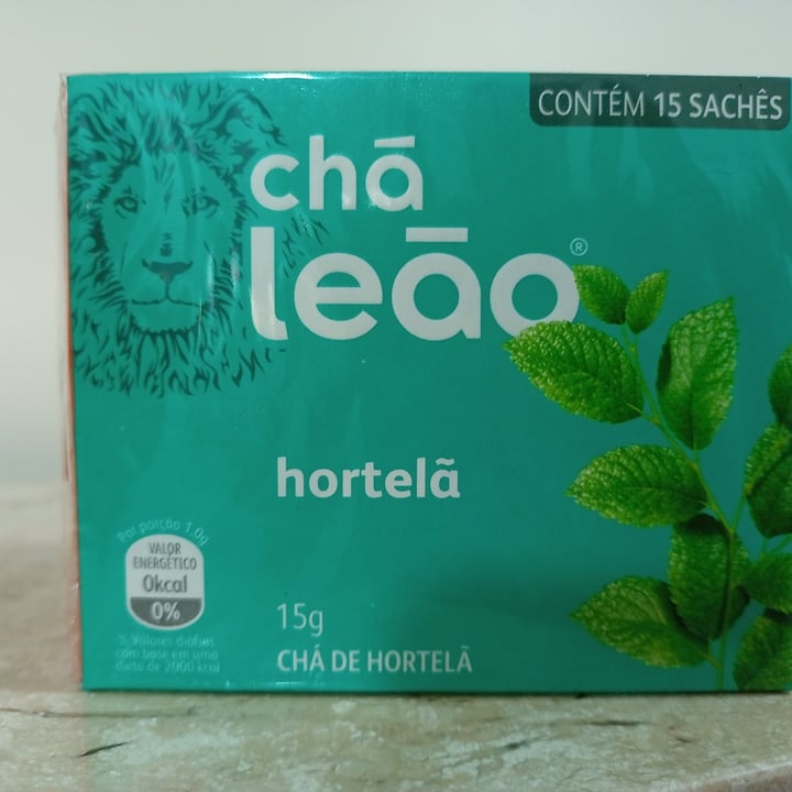 photo of Chá Leão Chá de hortelã Leão shared by @marymagda on  06 Oct 2022 - review