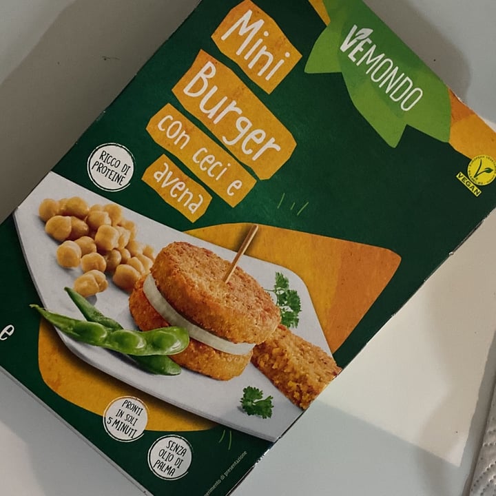review photo of Vemondo Mini Burger con Ceci e Avena shared by @aleles on 01 Feb 2022 - review