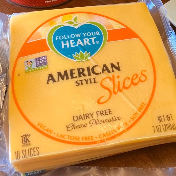 review photo of Follow Your Heart American Style Slices shared by @veganshannon on 14 Apr 2020 - review