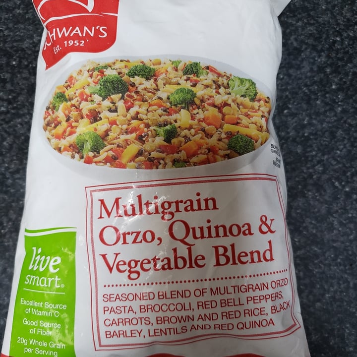 review photo of schwans Multi grain ouzo quinoa vegetable blend shared by @zengerra on 07 May 2022 - review
