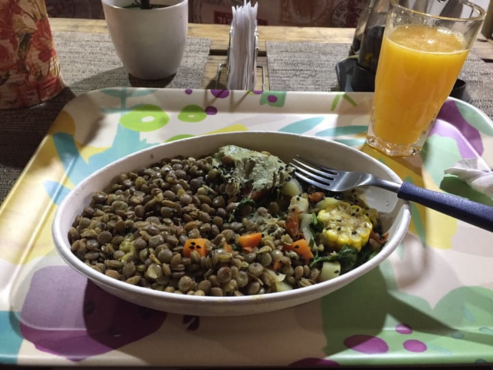 photo of Rincón Natural Guiso de lentejas con aderezo de semillas de zapallo y perejil shared by @florenciaveg on  08 Aug 2019 - review