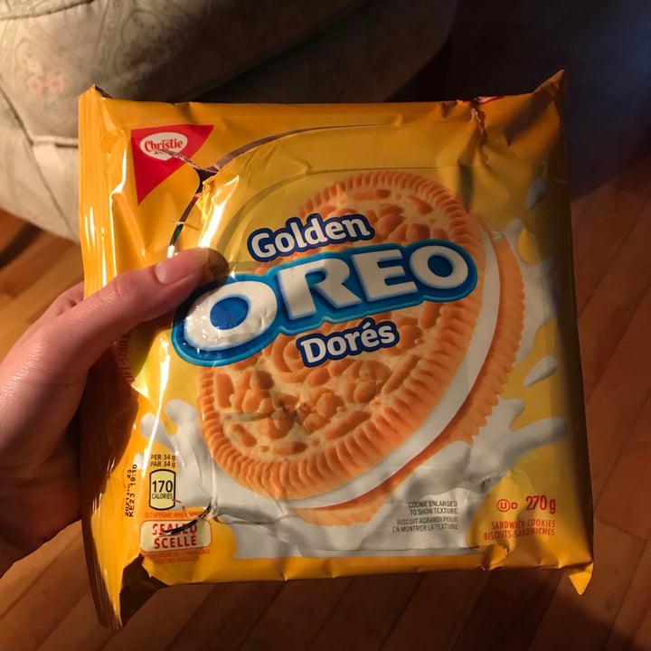 photo of  Mondelēz International Oreo Golden  shared by @kelty on  07 Sep 2021 - review