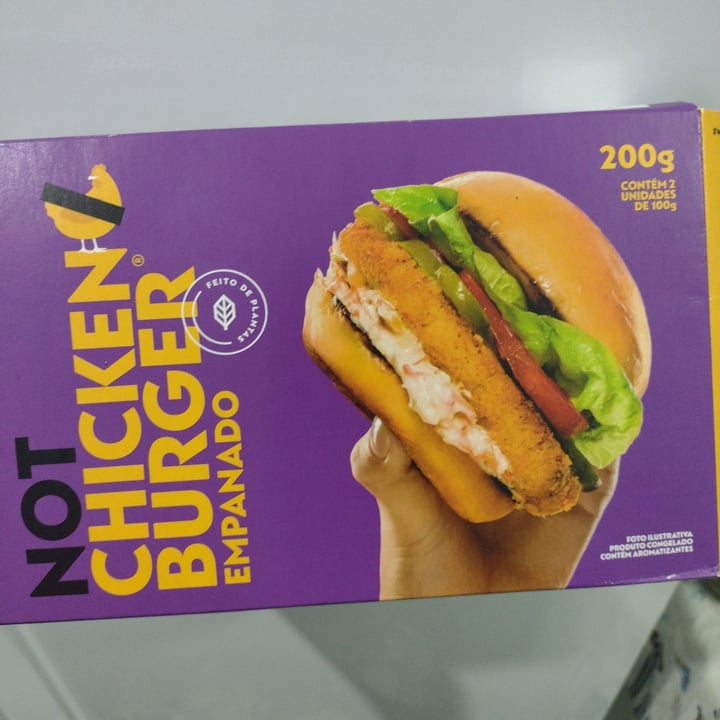 photo of NotCo Not Chicken Burger Empanado shared by @vanessacravolima on  23 Apr 2022 - review