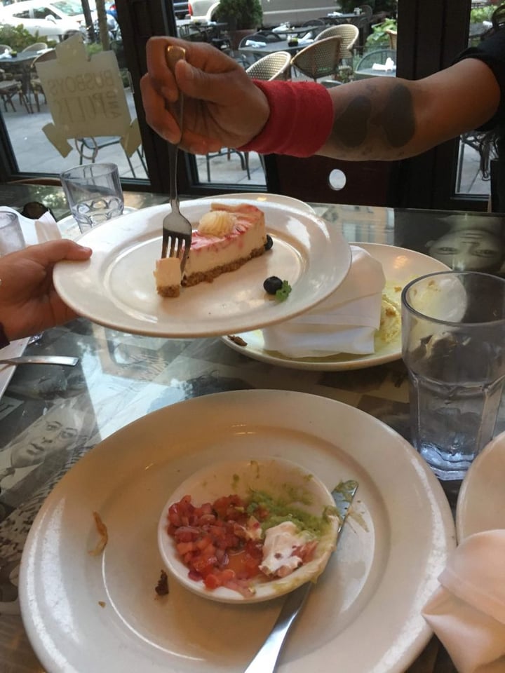 review photo of Busboys and Poets Vegan cheesecake shared by @lillady707 on 08 Sep 2019 - review