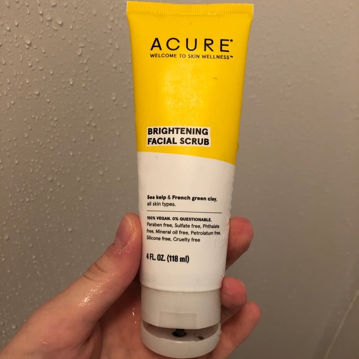 photo of Acure Brightening Facial Scrub shared by @lauren0gden on  08 May 2020 - review