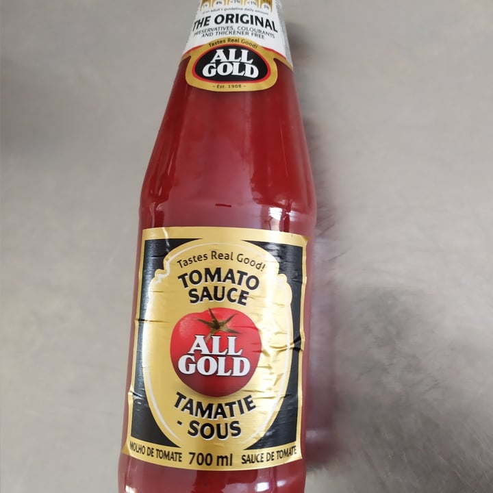 photo of All Gold Tomato Sauce shared by @pierrelerude on  07 Oct 2020 - review