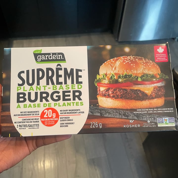 photo of Gardein Ultimate Plant-Based Burger shared by @tara85 on  16 Oct 2021 - review