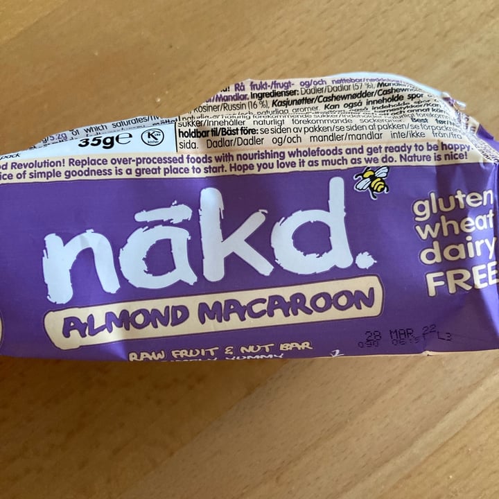 review photo of Nākd. Almond Macaroon shared by @cheapsoybean on 03 Jun 2021 - review