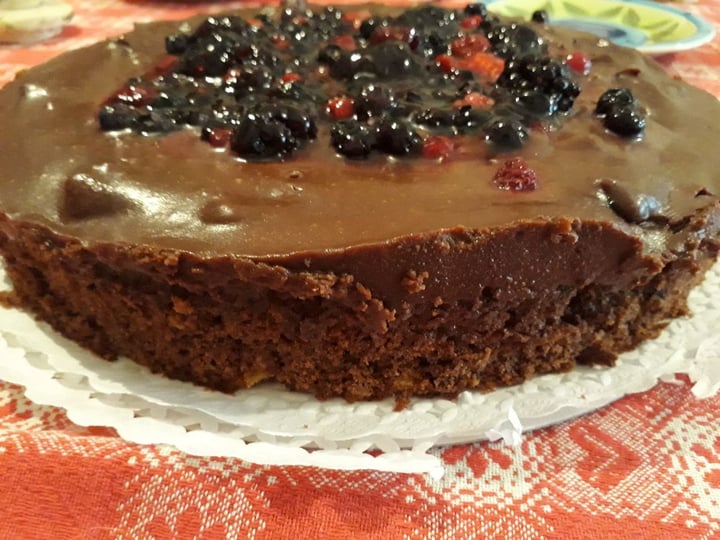 review photo of Sablée Vegana Torta Mousse de Chocolate con Frutos Rojos shared by @roberudi on 06 Aug 2019 - review