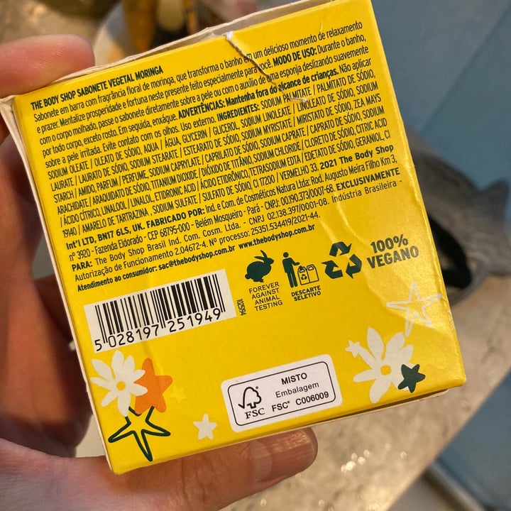 photo of The Body Shop Moringa Soap shared by @luisgranado on  09 Sep 2022 - review