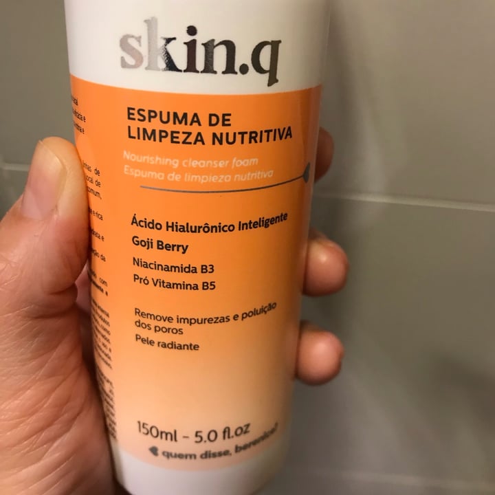 photo of Quem Disse Berenice  Espuma De limpeza Nutritiva Skin.q shared by @danilocamarini on  25 Jul 2021 - review