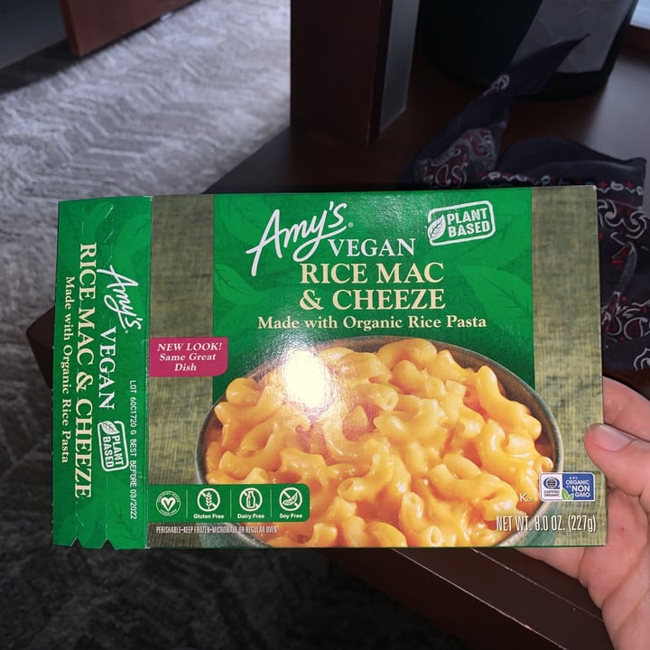 review photo of Amy’s Vegan Organic Rice Mac & Cheeze shared by @lindsaydortic on 17 May 2020 - review