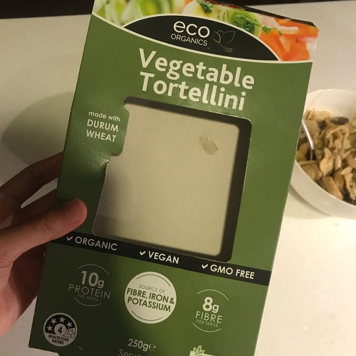 photo of eco Organics Vegetable Tortellini shared by @oladyjo on  10 Oct 2020 - review