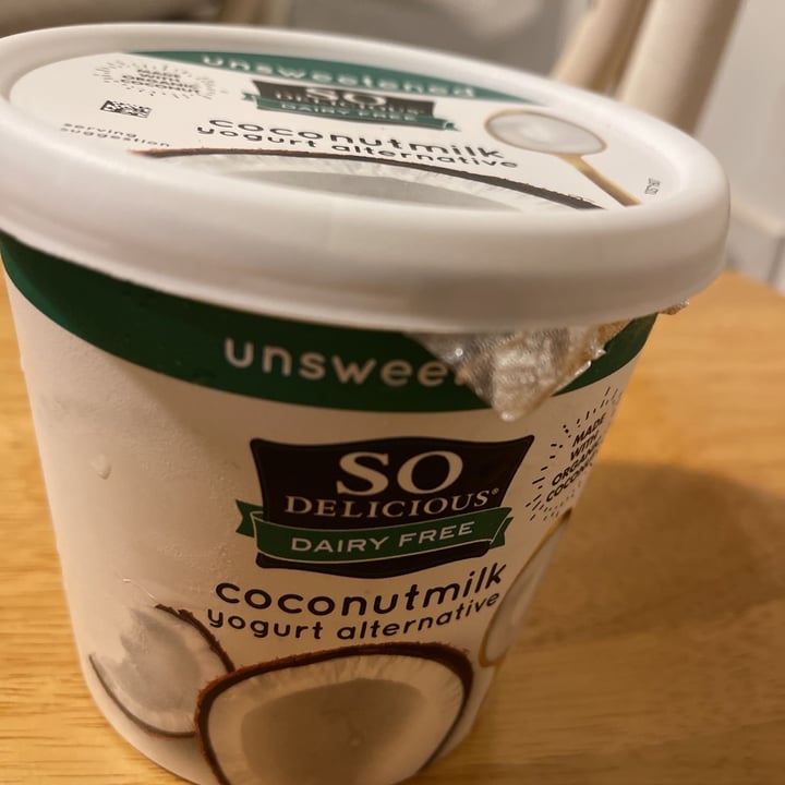 photo of So Delicious Dairy Free Unsweetened Coconut Milk Yogurt Alternative shared by @lulu4theanimals on  20 Aug 2021 - review