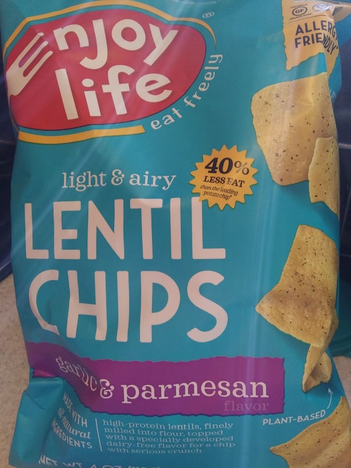 photo of Enjoy Life Lentil Chips Garlic & Parmesan shared by @annesemenak on  30 Jun 2019 - review