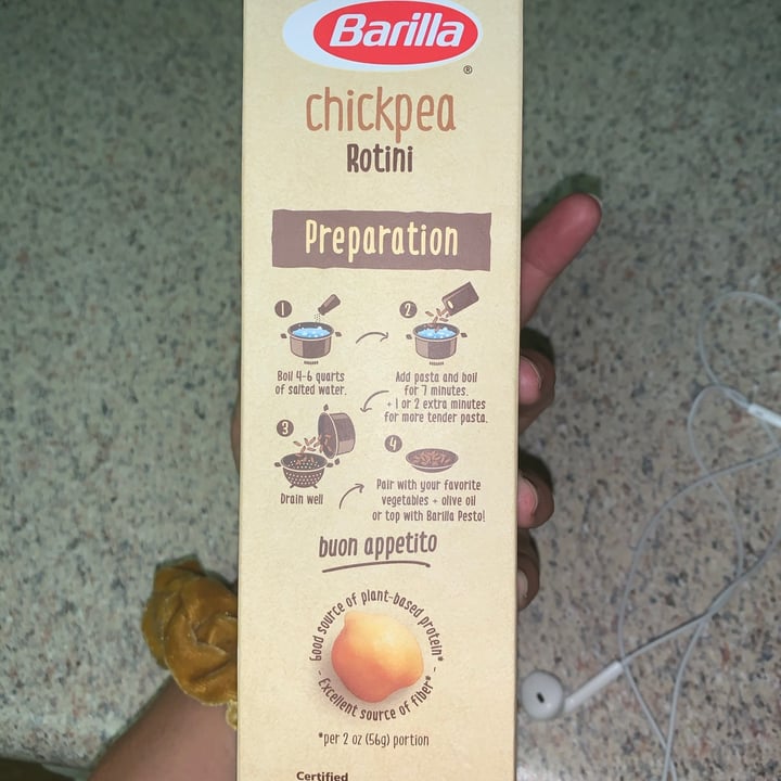 photo of Barilla Barilla chickpea pasta shared by @vegancheese on  19 Jun 2020 - review