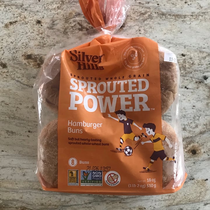 Silver Hills Sprouted Bakery Sprouted power hamburger buns Review