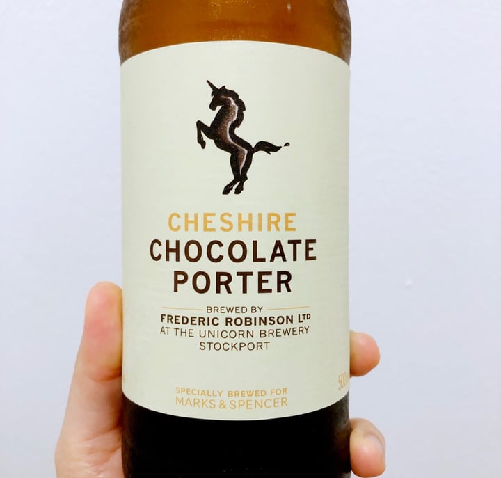 photo of Marks & Spencer Food (M&S) Cheshire chocolate porter shared by @threaddy on  16 Jul 2020 - review