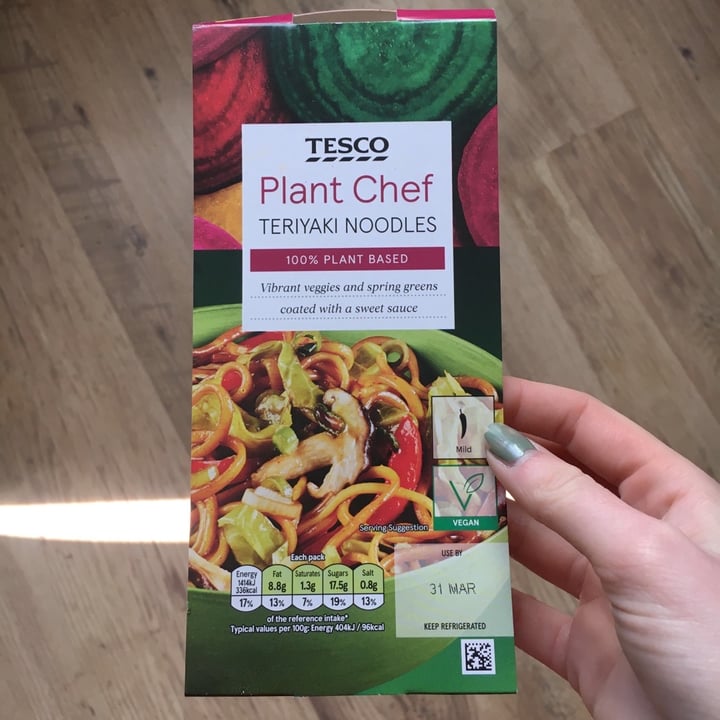 review photo of Tesco Plant chef teriyaki noodles shared by @mariazammit on 01 Apr 2020 - review