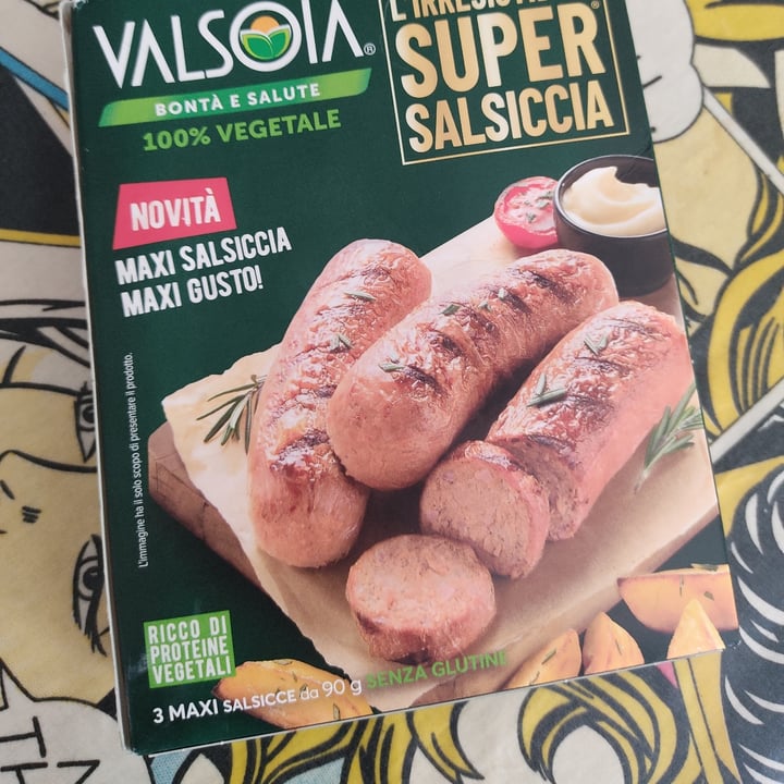 photo of Valsoia L’irresistibile Super Salsiccia (Sausage) shared by @yasminmosa on  10 Dec 2021 - review