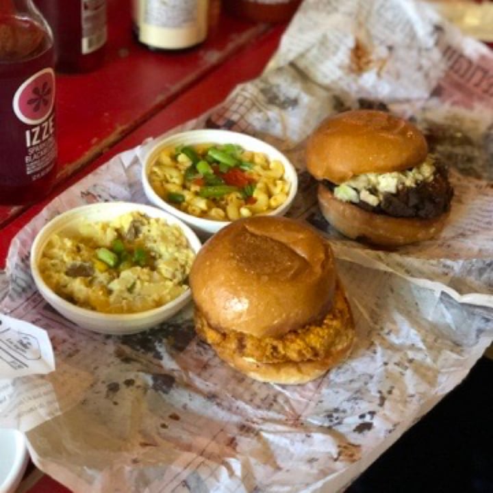 photo of Grass VBQ Joint Nashville Hot Chick'n Patty shared by @jennyhowe on  29 Apr 2020 - review