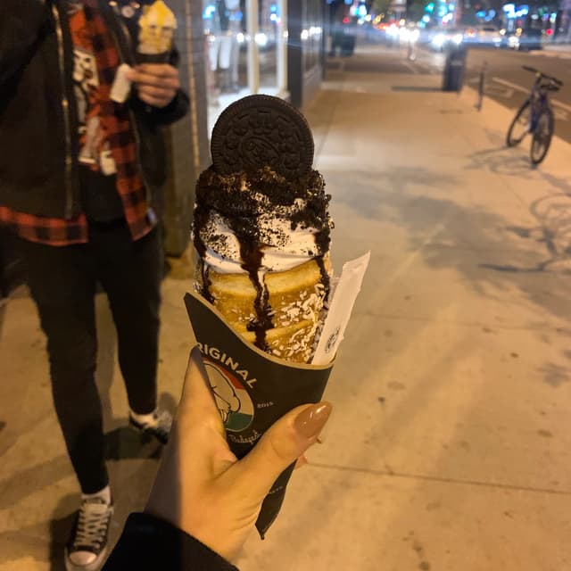 Foto do prato “Cookies and cream”