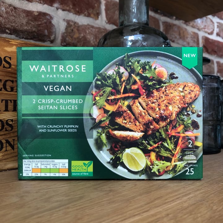 photo of Waitrose Crisp Crumbed Seitan Slices shared by @jessiemaefaulkner on  20 Jul 2020 - review