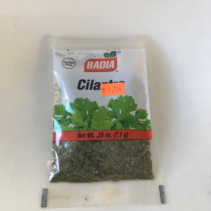photo of Badia Cilantro shared by @groundturmeric on  30 Sep 2021 - review