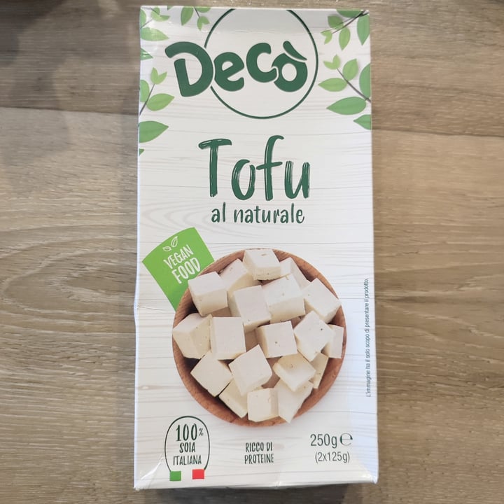 photo of Bio Decò tofu al naturale shared by @emme13 on  26 Jul 2022 - review
