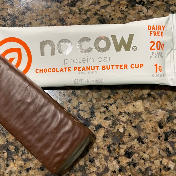 photo of No Cow Chocolate peanut butter cup protein bar shared by @karenasp on  27 May 2021 - review