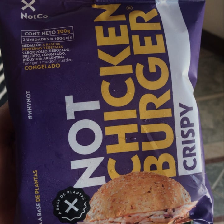photo of NotCo Not Chicken Burger Crispy shared by @fungi on  20 Feb 2022 - review