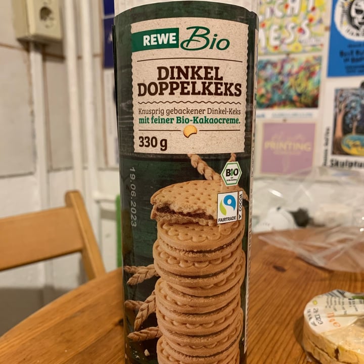 photo of Rewe Bio Dinkel Doppelkeks shared by @saraimpe on  13 Sep 2022 - review