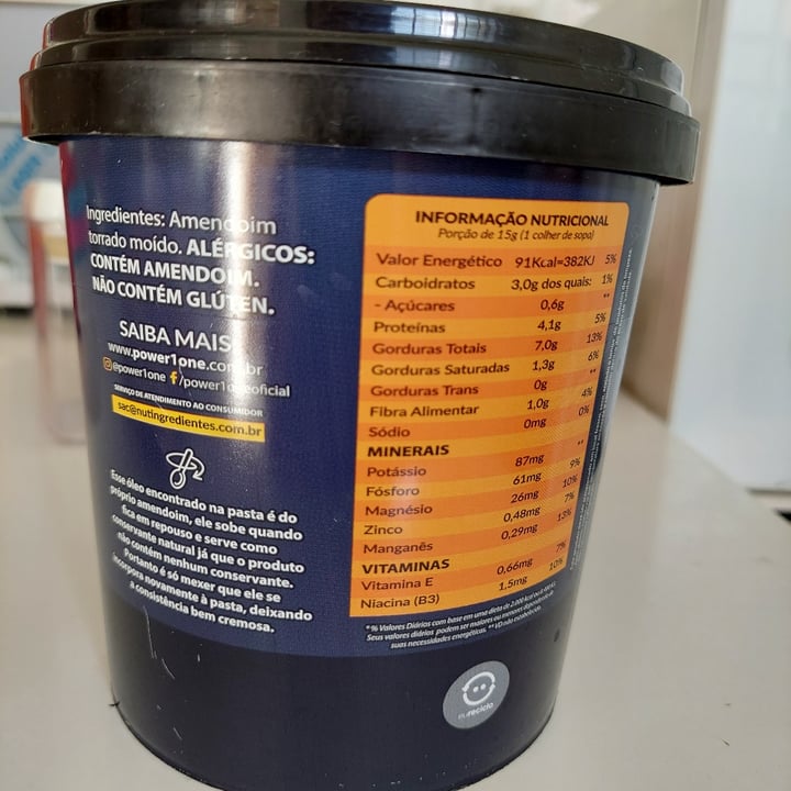 review photo of Power One Pasta de Amendoim shared by @floramatsumori on 05 Mar 2022 - review