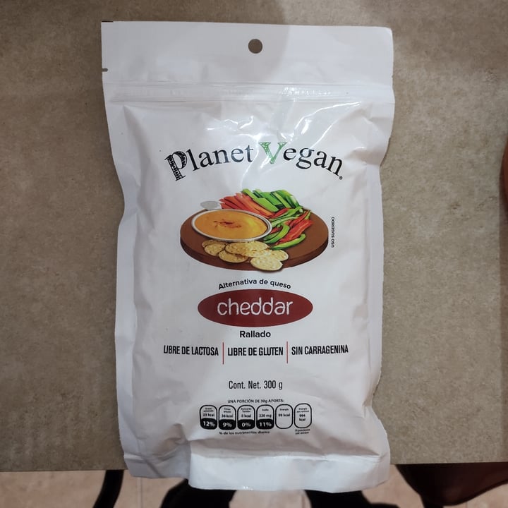 photo of Planet Vegan Mx Queso Cheddar Rallado shared by @urbanlicht on  08 Apr 2021 - review