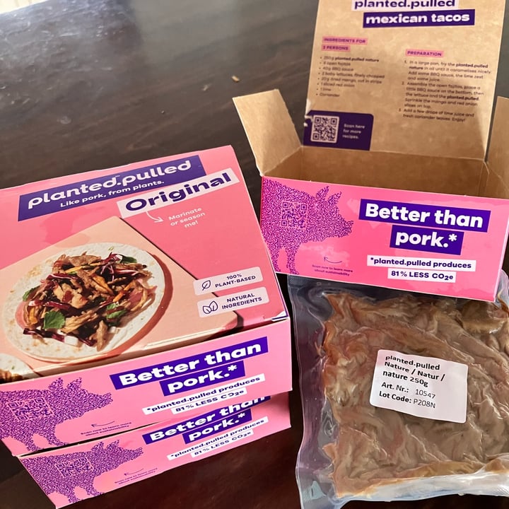 photo of Planted.pulled Better than pork.* shared by @crisvegana on  29 Jul 2022 - review
