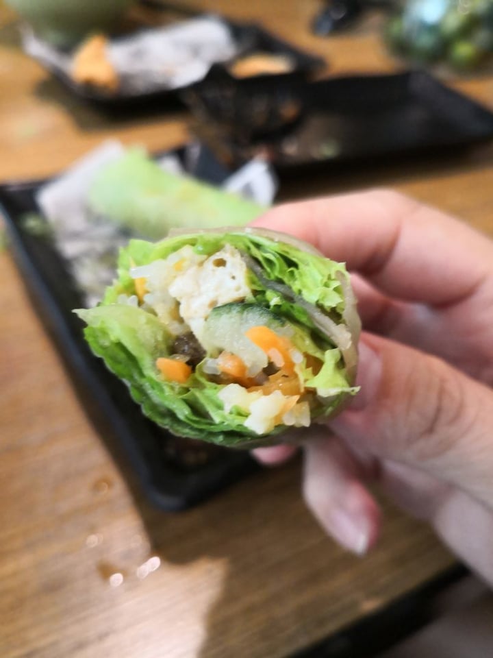review photo of NamNam - Plaza Singapura Southern Vegetarian Rolls with Peanut Sauce shared by @nana on 09 Jul 2019 - review