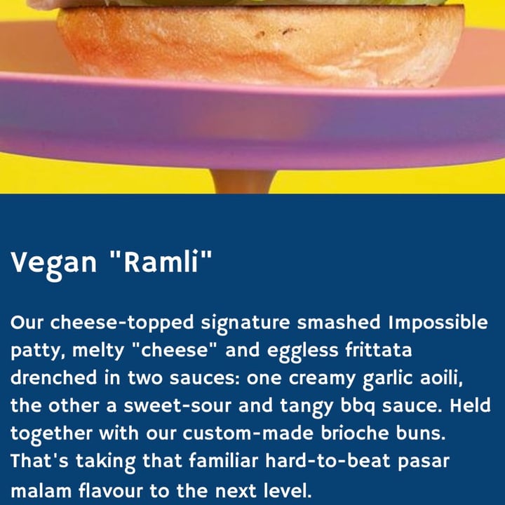 photo of Love Handle  Vegan "Ramli" shared by @greenbovine on  17 Apr 2021 - review