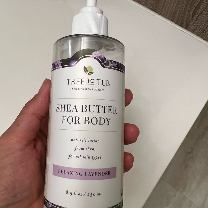 photo of Tree To Tub Shea Butter For Body Relaxing Lavender shared by @berryveganplanet on  29 Aug 2022 - review