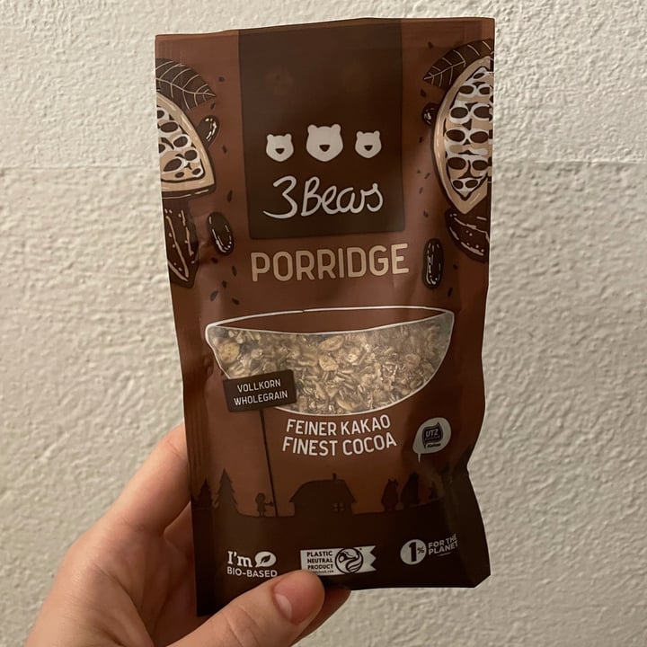 photo of 3 Bears Porridge feiner Kakao shared by @fbradaschia on  18 Jan 2022 - review