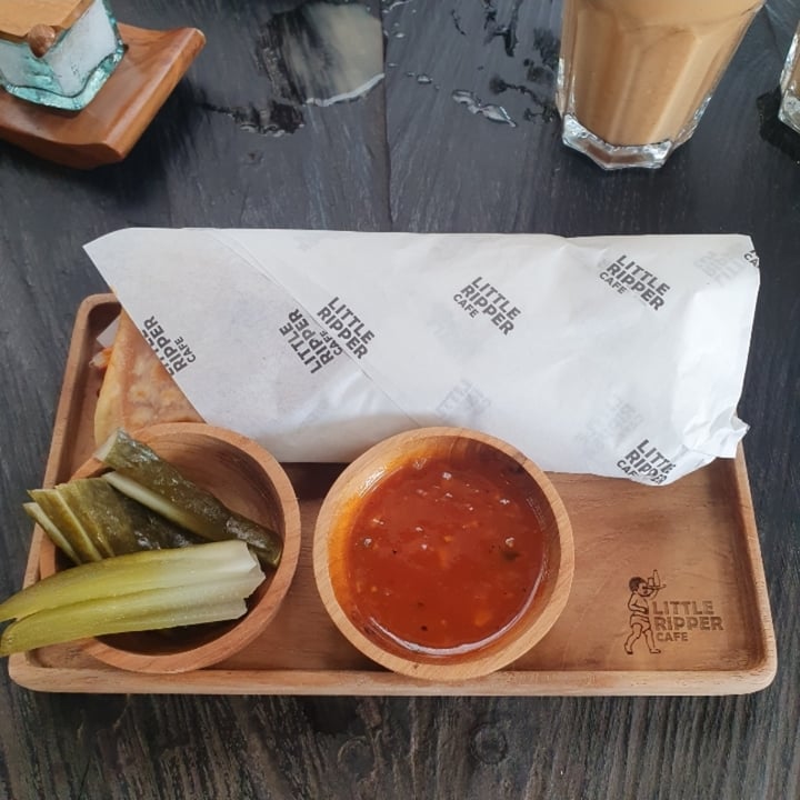 review photo of Little Ripper Bali BBQ Jackfruit Wrap shared by @jackgraham on 08 Dec 2021 - review