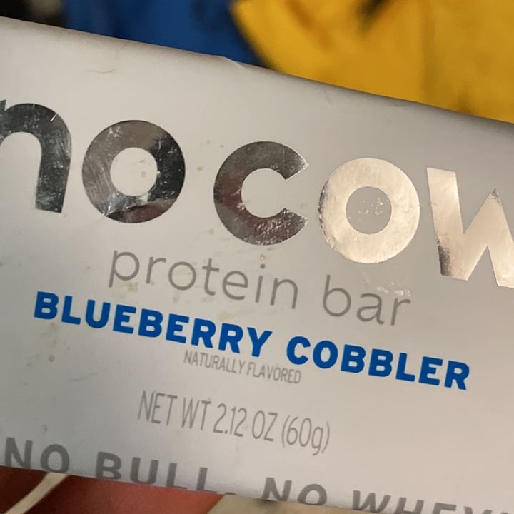 photo of No Cow Blueberry Cobbler Protein Bar shared by @ellehurst on  03 Dec 2021 - review