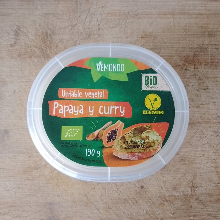 photo of Vemondo Untable vegetal Papaya Y Curry shared by @natasarckr on  02 May 2022 - review
