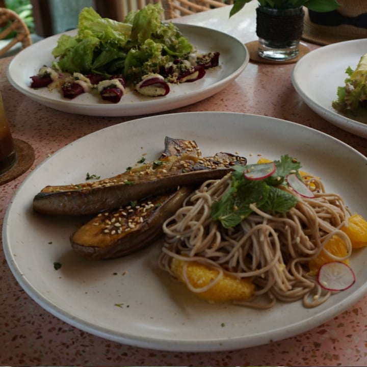 review photo of Manggis in Canggu Miso Eggplant Soba shared by @gloryms on 18 Sep 2020 - review