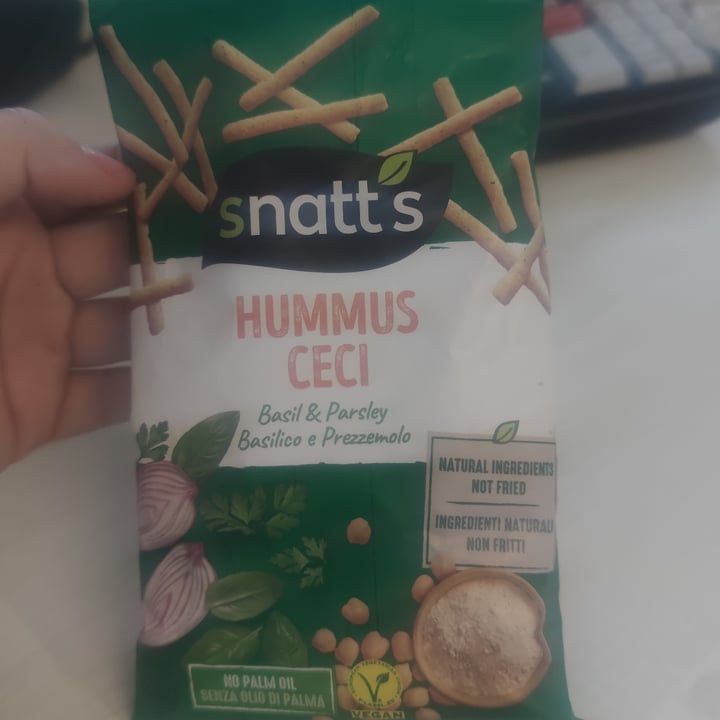 photo of snatt’s Hummus ceci sticks basil & parsley shared by @brcfnc on  12 Jul 2022 - review