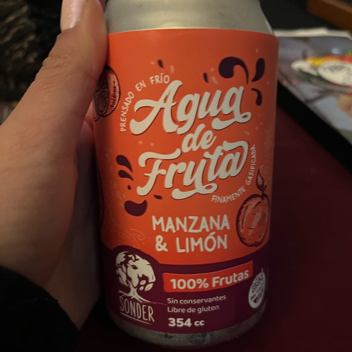 photo of Veg & Soul agua de Fruta: Manzana Y Limon shared by @magicvegan on  25 Jul 2022 - review